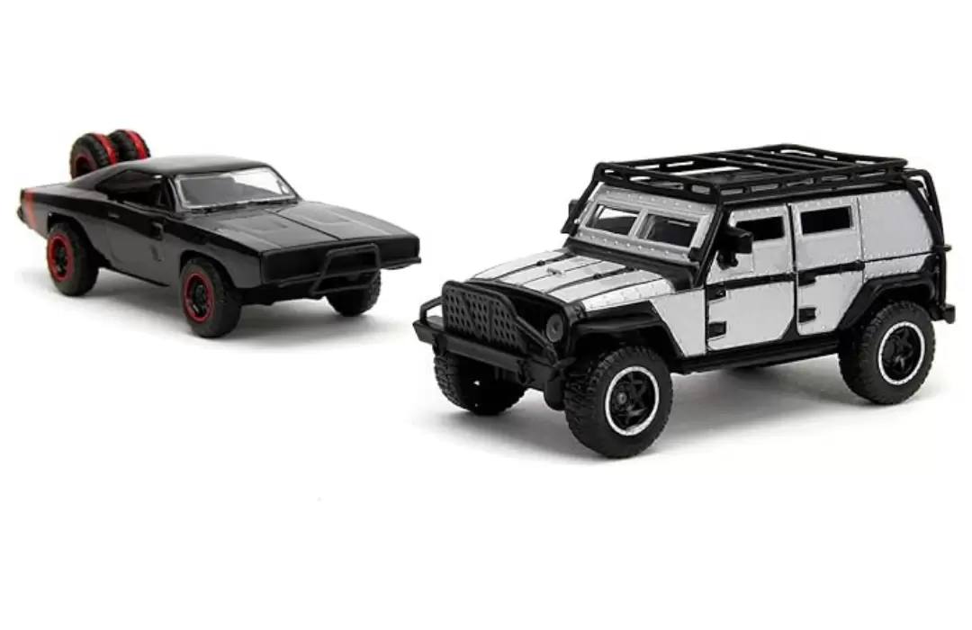 Tejs Jeep Wrangler e Dodge Charger Off Road 1970