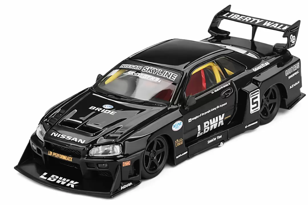 Nissan LB-ER34 Super Silhouette Skyline Black